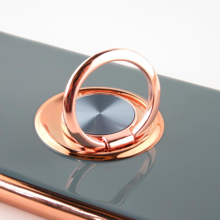 Produktbild PhoneLook Hülle Gummi Bronze mit Ring grau grün (Samsung Galaxy S25 Ultra)