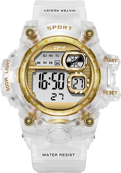 Image du produit VR Shinecon Montre pour enfant à affichage numérique, modèle Chromax Gold