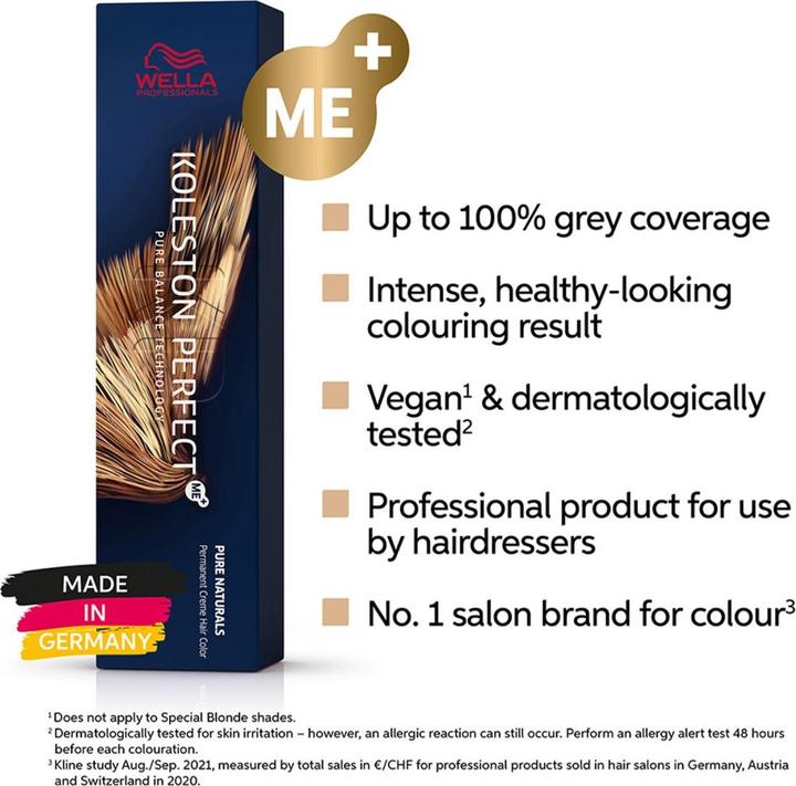Actual product image Wella Koleston Pure Naturals (55/0 light brown intensive-natural)