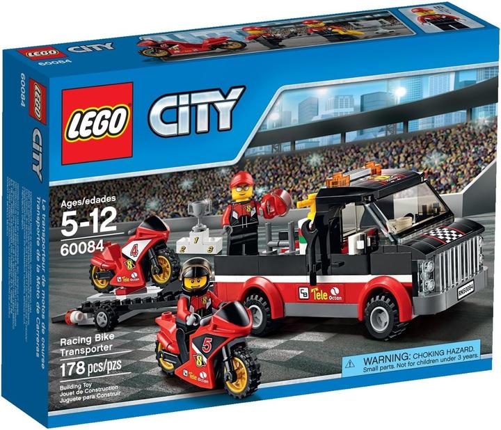 Immagine prodotto LEGO Trasportatore di moto da corsa (60084, LEGO City)