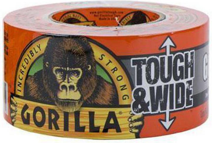 Produktbild Gorilla 3044300 Panzerband, PE-Klebeband Schwarz, 0.42mm x 73mm x 27m (73 mm)