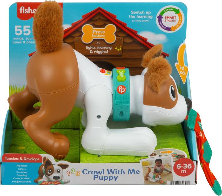 Produktbild Fisher-Price - 123 Crawl With Me Puppy-DU