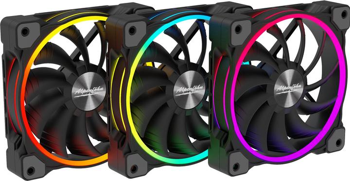 Actual product image Alpenföhn 120mm Wing Boost 3 ARGB High Speed PWM Fan, Triple (120 mm, 3 x)