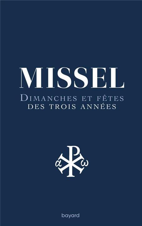 Actual product image Missel : dimanches et fêtes des trois années (French, Collectif, 2023)