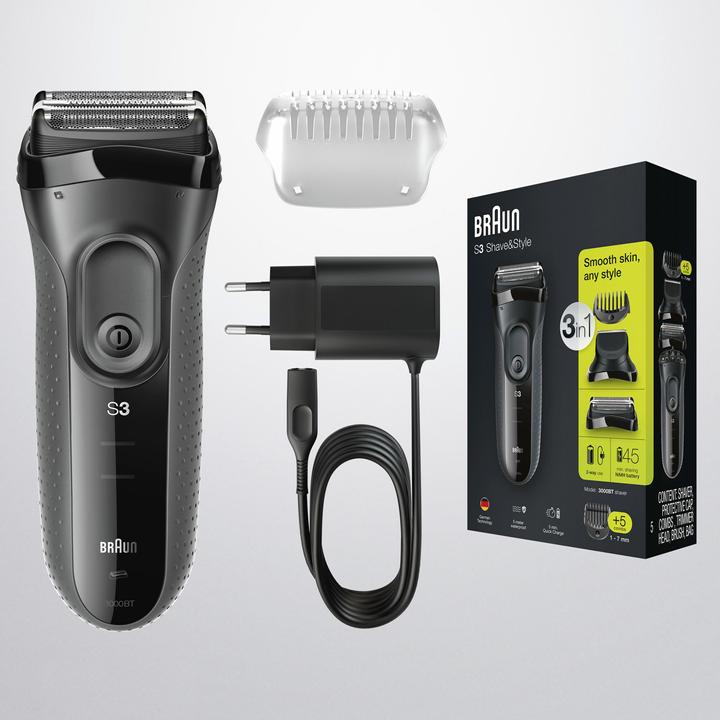 Actual product image Braun Series 3 Shave&Style 3000BT