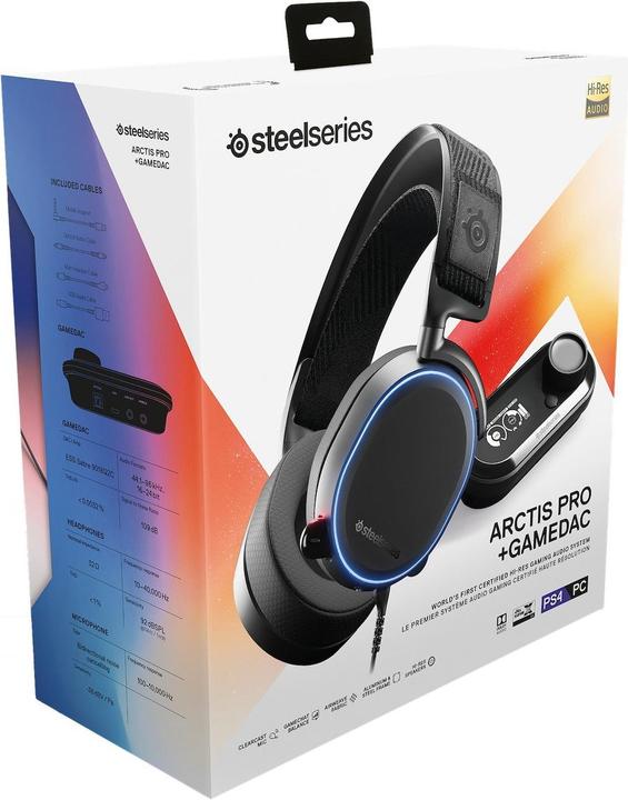 Produktbild SteelSeries Arctis Pro + GameDAC (RGB) (Kabelgebunden)