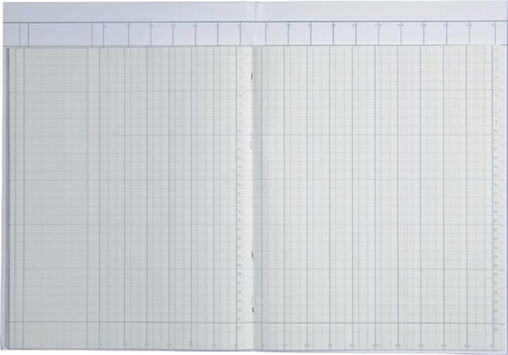Actual product image König & Ebhardt Column book DIN A4 light blue/magenta 16 columns 40 sheets (40 x)