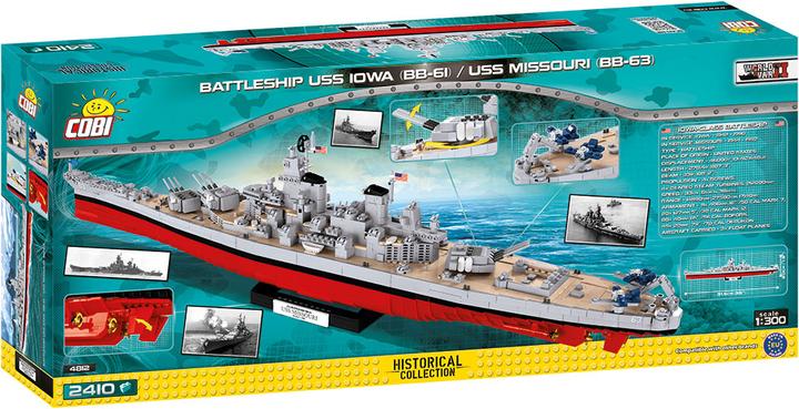 Produktbild Cobi USS Iowa BB-61 (2in1) oder USS Missouri BB-63