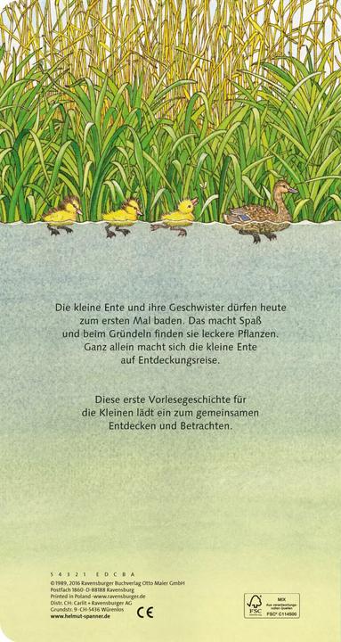 Produktbild Ravensburger Ich bin die kleine Ente (Deutsch, Helmut Spanner, 2016)