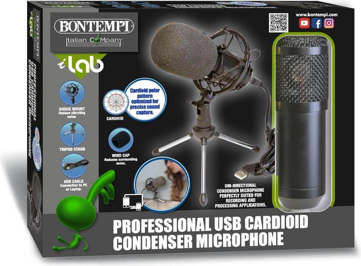Image du produit Bontempi Microphone à condensateur professionnel