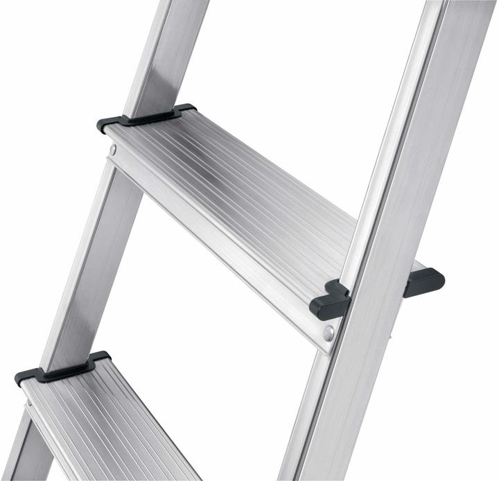 Produktbild Hailo L60 StandardLine, Alu-Sicherheits-Stehleiter, 3 Stufen (Stehleiter, 70 cm)