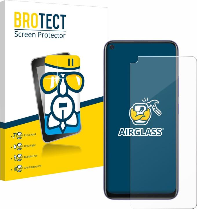 Actual product image BROTECT AirGlass Glass (1 Piece, Vivo Y30)