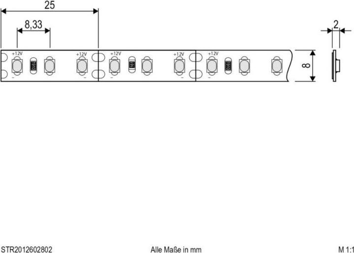 Produktbild EVN LED-Lichtband (Weiss, 500 cm, Indoor)