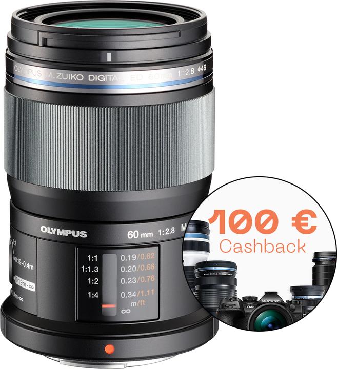 Produktbild Olympus ED 60mm f/2.8 Macro (Micro Four Thirds, Micro Four Thirds)
