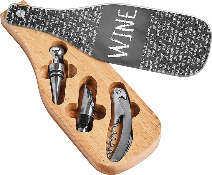 Image du produit Zeller Present Sets à vin (Bouchon de vin, Verseur de vin)