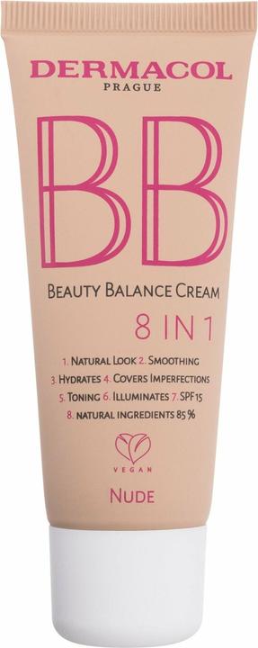 Actual product image Dermacol BB Beauty Balance Cream 8 IN 1 (Nude)
