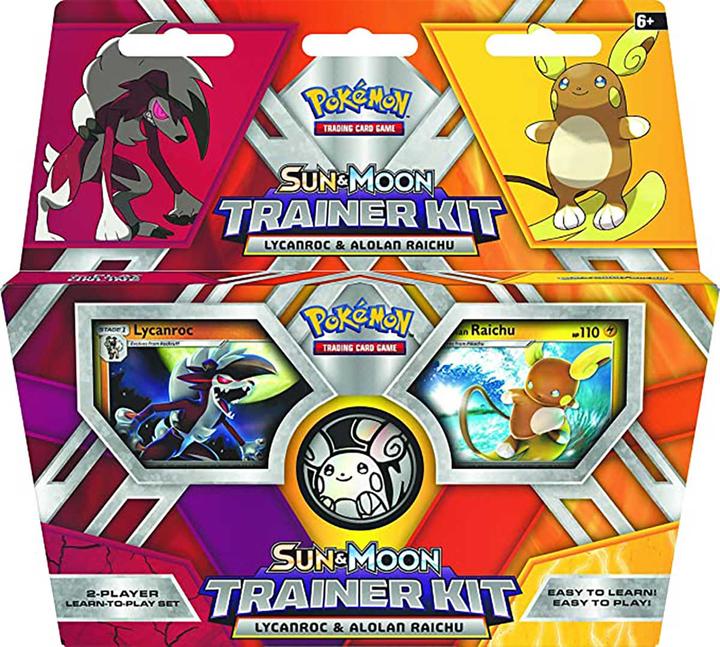 Immagine prodotto Pokémon Sun & Moon Trainer Kit Lycanroc & Alolan Raichu (Inglese, Elite / Top Trainer Box)