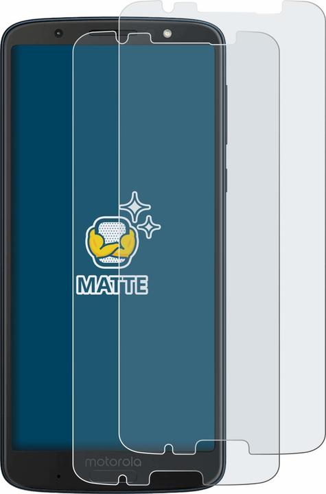 Actual product image BROTECT Anti-glare screen protector matt (2 Piece, Motorola Moto G6 Plus)
