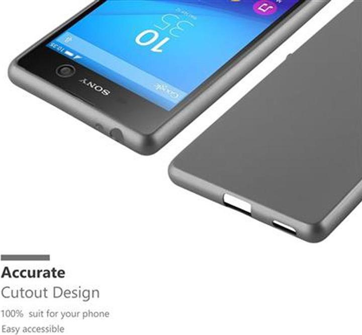 Productafbeelding Cadorabo TPU Matte Metallic hoes (Xperia M5)