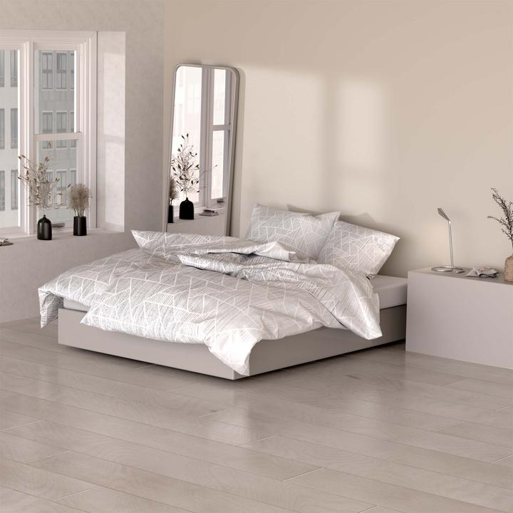 Immagine prodotto Lotus Bettwaren Création Biancheria da letto in raso Nalani (Copripiumino, 160 x 240 cm)