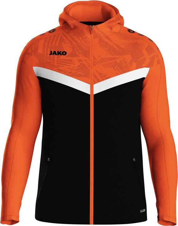 Schwarz, Fluorescent Orange