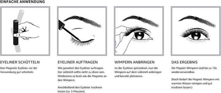 Image du produit GL Beauty Magnetic Lashes Set Nr. 3 (Cils artificiels)