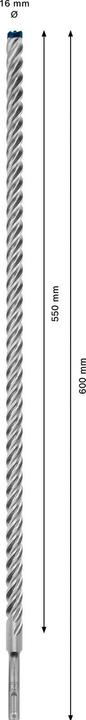 Actual product image Bosch Professional Zubehör Expert SDS plus-7X hammer drill, 16 x 550 x 600 mm (16.0 mm)