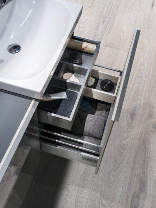 Actual product image Geberit Keramag Acanto furniture washstand Slim 500642, without tap hole, with overflow, 900x480mm (480 mm, 900 mm)