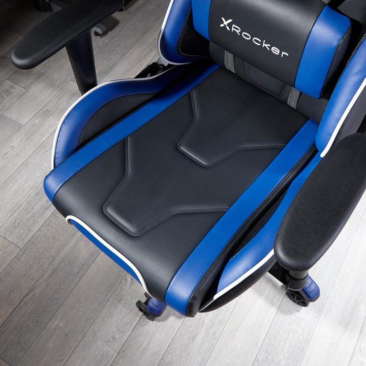 Produktbild X Rocker X-Rocker Agility Ergonomische Gaming Stoel - Blauw