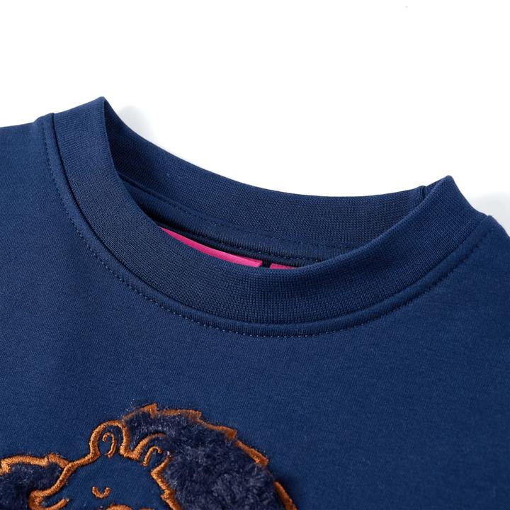 Immagine prodotto VidaXL Felpa da bambino blu navy 92,Materiale: 95 % cotone. 5 (92)
