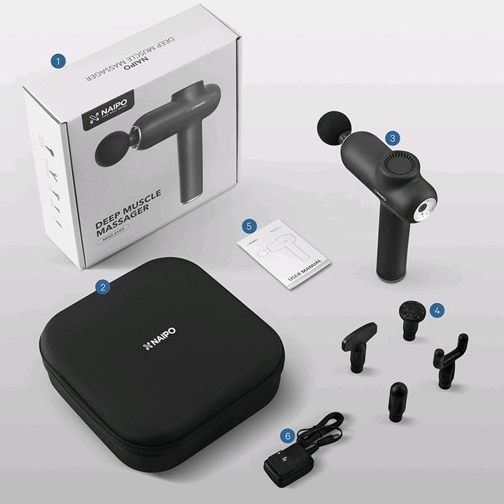 Actual product image Naipo Massage gun