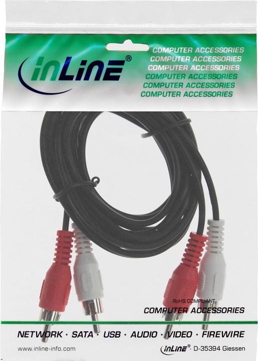 Image du produit InLine Le câble Cinch (20 m, RCA)