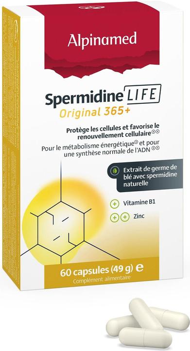 Produktbild Alpinamed Spermidinelife Original Kaps 60 Stk (60 Stück, Kapseln, 80 g)