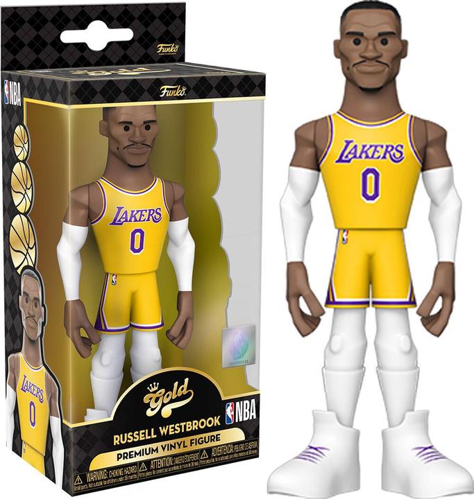 Actual product image Funko NBA - LA Lakers - Russell Westbrook Vinyl Gold Figure 13cm from assortment
