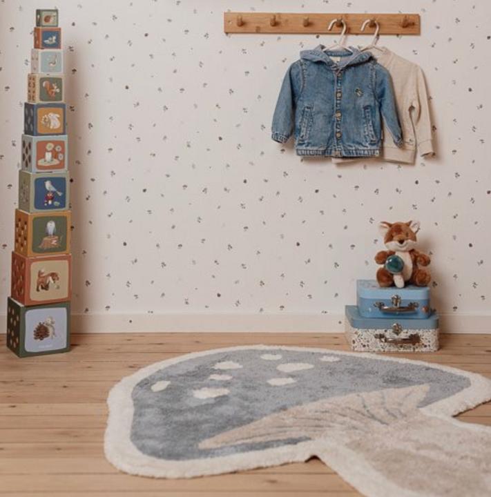 Actual product image Little Dutch Teppich Pilz - 102x118 cm