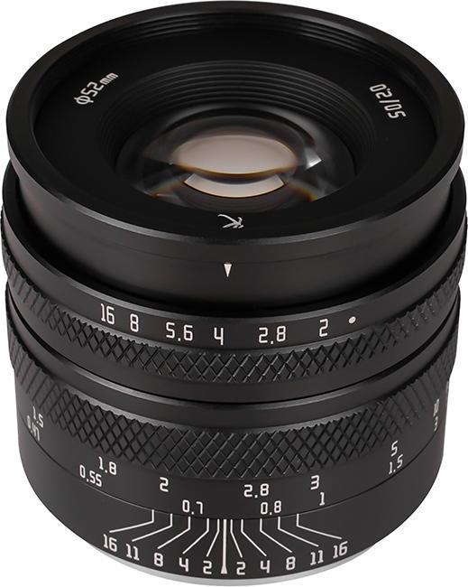 Immagine prodotto AstrHori Full Frame 50mm F2.0 con attacco Canon RF (nero) (Canon RF, Full-frame)