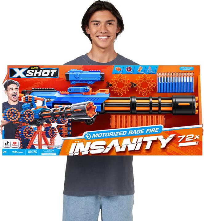 Actual product image Xshot - Insanity Blaster Rage Fire motorised