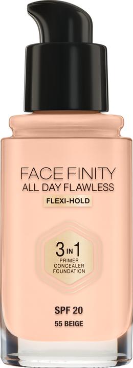Immagine prodotto Max Factor All Day Flawless 3in1 Fond de Teint No 55 (Beige)