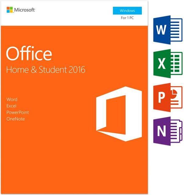 Produktbild Microsoft Office Home and Student 2016 (1 User, unbegrenzt)