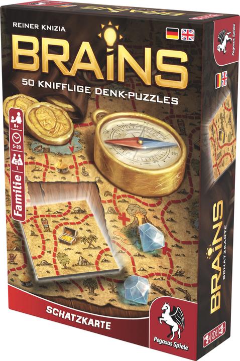 Produktbild Pegasus Brains Schatzkarte (Deutsch, Englisch)