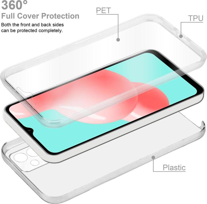 Actual product image Cadorabo TPU 360 Degree Case Cover (Samsung Galaxy A32)