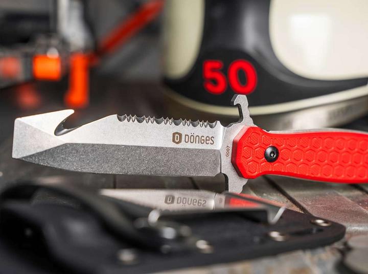 Produktbild Dönges Rettungsmesser Expert Fixed, Farbe Rot (9.50 cm)