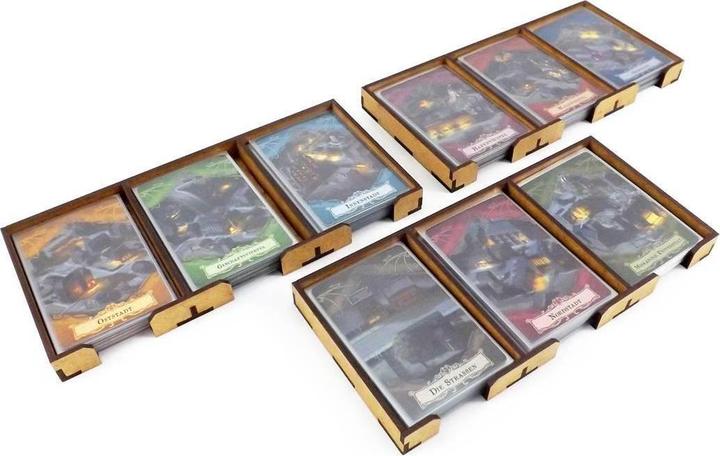 Actual product image Feldherr ARKH - Board game organiser for Arkham Horror 3rd Edition and expansion Midnight (Wood)
