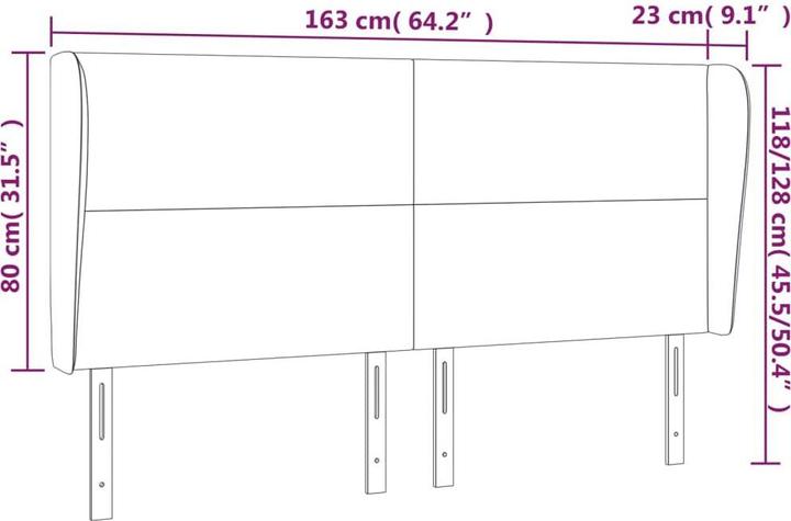Immagine prodotto VidaXL Chandler (163 x 23 x 128 cm)
