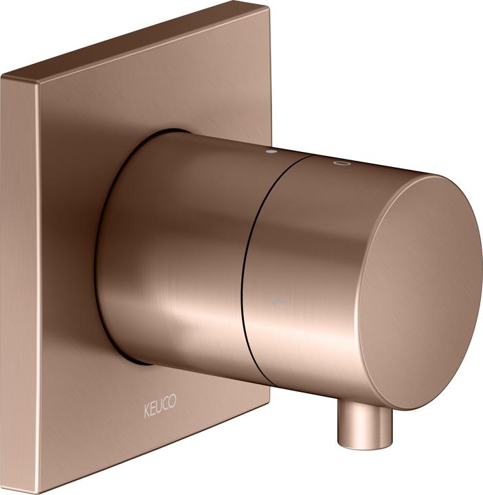 Brushed rose gold