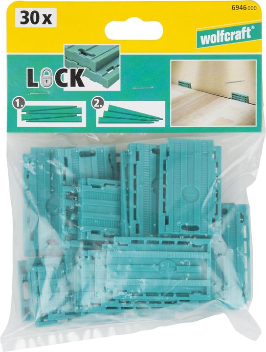 Image du produit wolfcraft wolfcraft 30 Universal-Keile 35x6x60mm