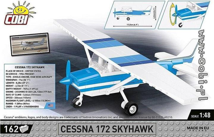 Actual product image Cobi Cyvil Aircraft Cessna 172 WB