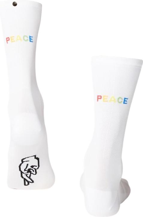 Actual product image Fingerscrossed Rolling Harmony Socks, White (43-46 (EU)) (43 - 46)