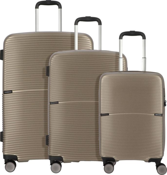 Produktbild Worldpack San Francisco 4 Rollen Kofferset 3-teilig (203 l, XL (ab 115l))