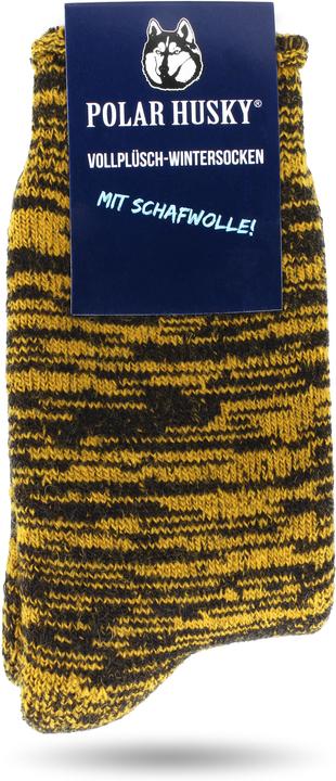 Actual product image Polar Husky Farbige Vollplüsch-Socken mit Wolle (Single pack, 39 - 42)